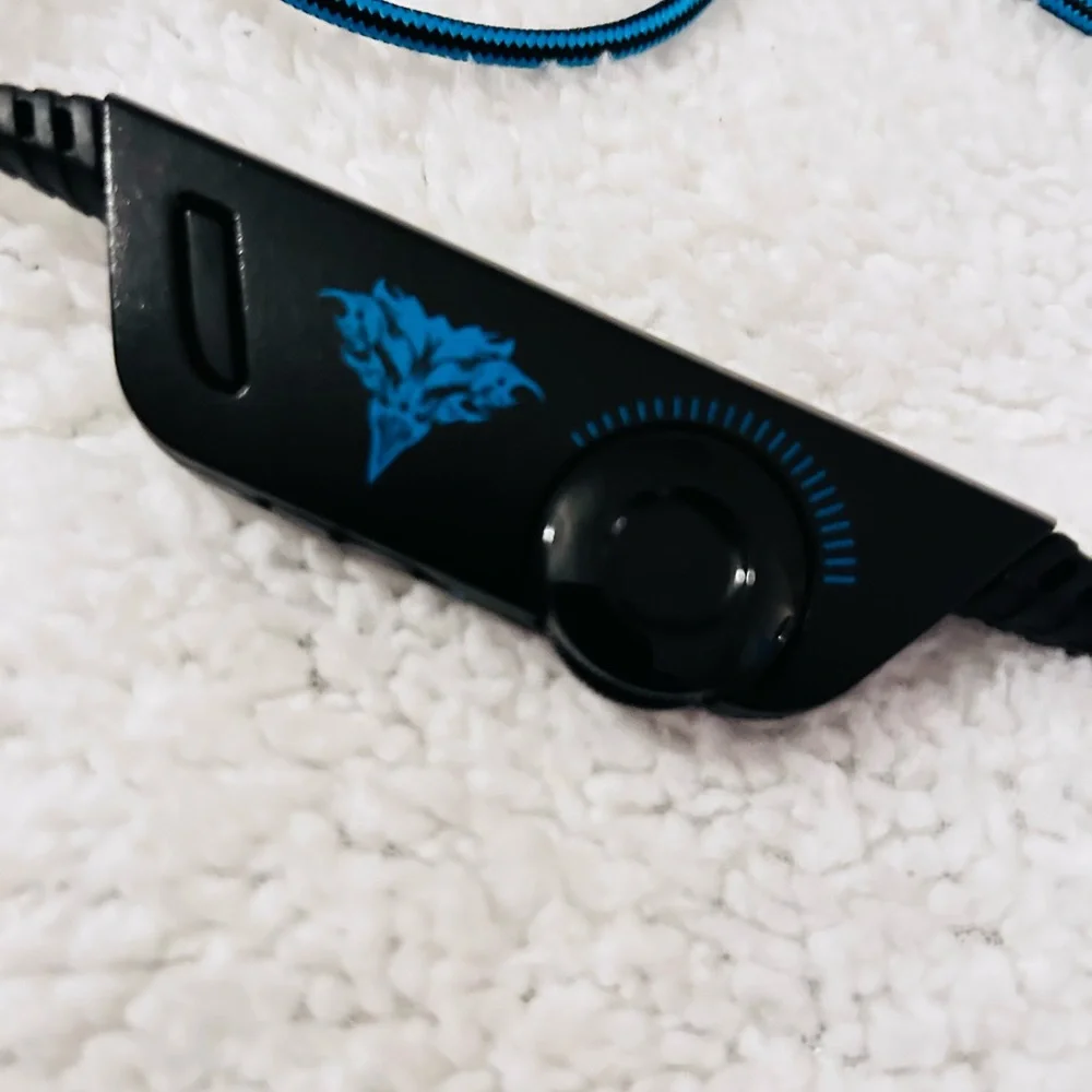 Bengoo Black and Blue Gaming Headset